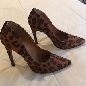 JustFab IsabellaRue leopard heels